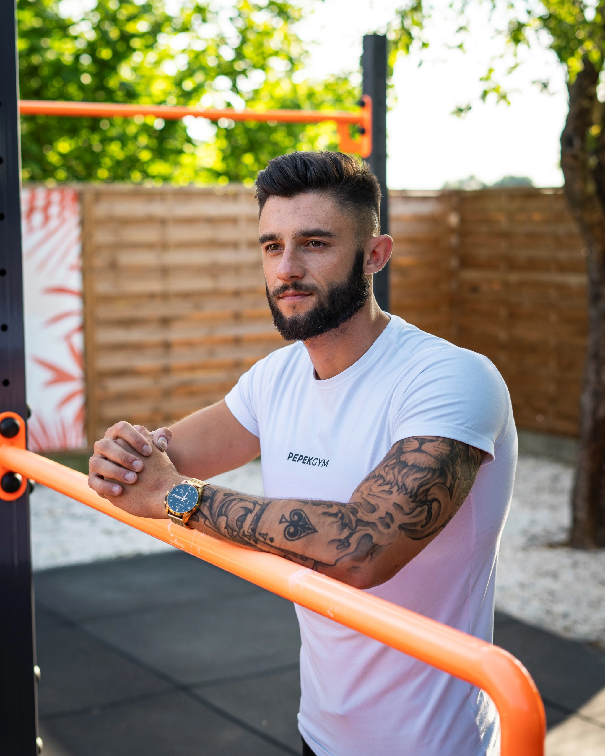 Przemek Partyka - trener kalisteniki w&nbsp;Niepołomicach